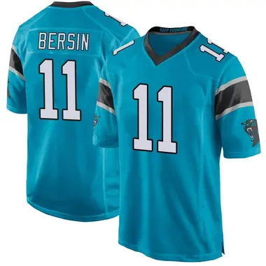 Men's Nike Carolina Panthers Brenton Bersin Alternate Jersey - Blue Game