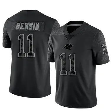 Men's Nike Carolina Panthers Brenton Bersin Reflective Jersey - Black Limited