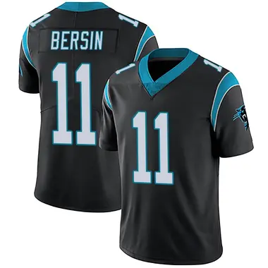 Men's Nike Carolina Panthers Brenton Bersin Team Color Vapor Untouchable Jersey - Black Limited