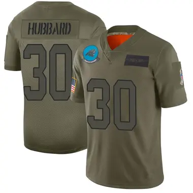 Men's Nike Carolina Panthers Chuba Hubbard 2019 Salute to Service Jersey - Camo Limited