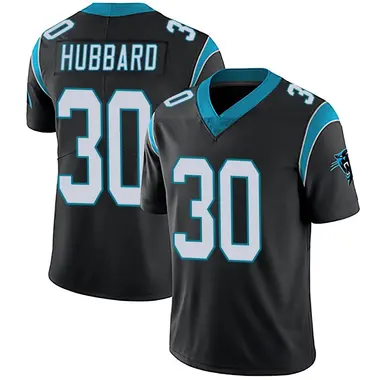 Men's Nike Carolina Panthers Chuba Hubbard Team Color Vapor Untouchable Jersey - Black Limited