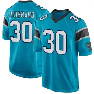 Youth Nike Carolina Panthers Chuba Hubbard Alternate Jersey - Blue Game