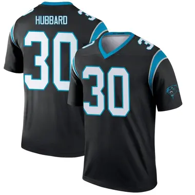 Youth Nike Carolina Panthers Chuba Hubbard Jersey - Black Legend